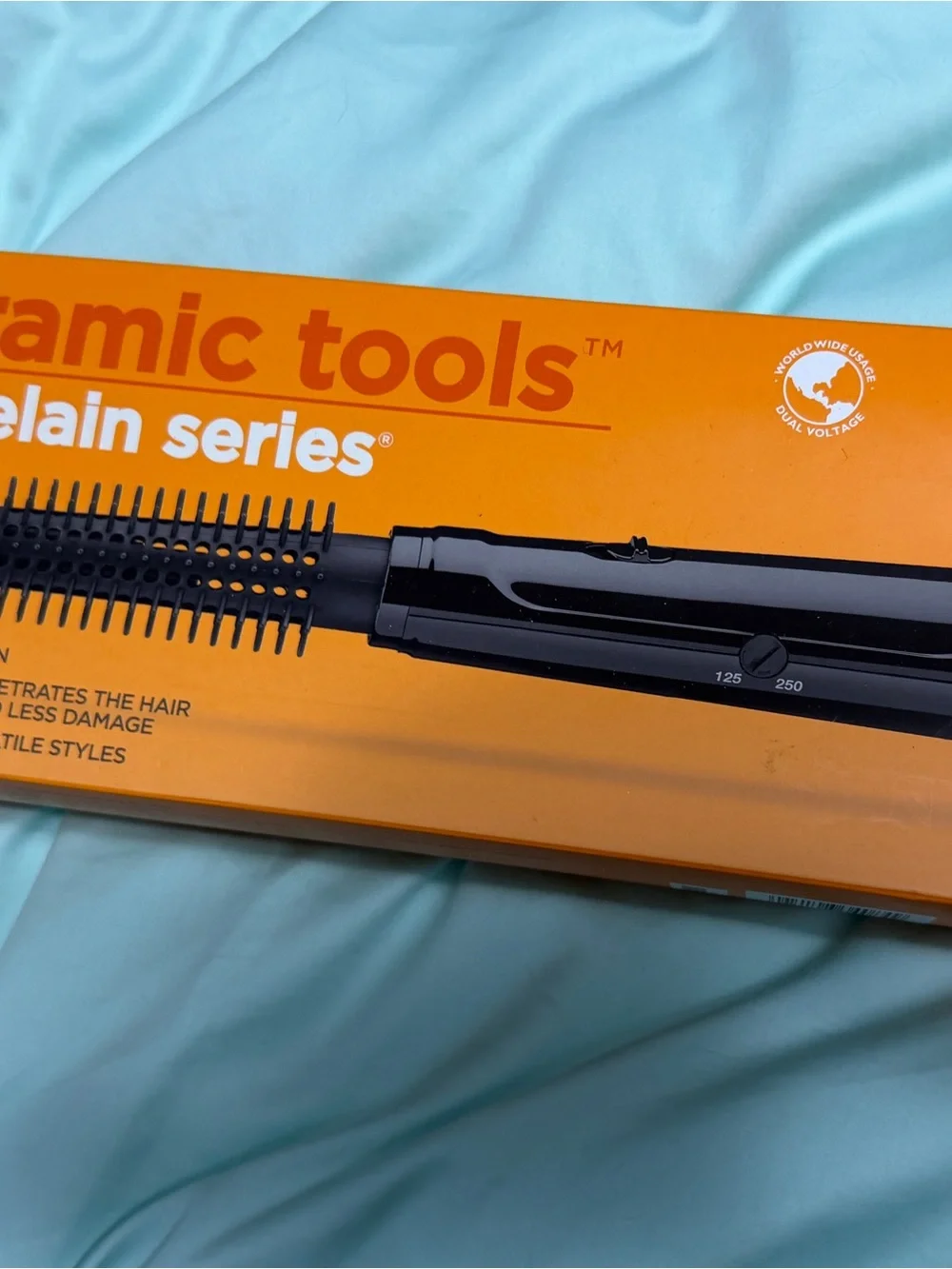 ConairPRO Ceramic Tools Porcelain Series Hot Air Brush - Orange
